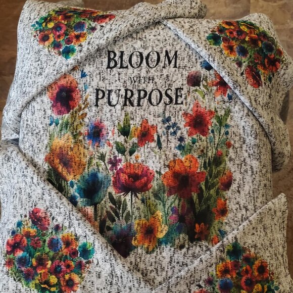 Bloom with Purpose Blanket - Picture 1 of 5